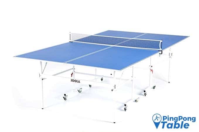 JOOLA Quadri - Indoor 15mm Ping Pong Table with Quick Clamp Ping Pong Net Set